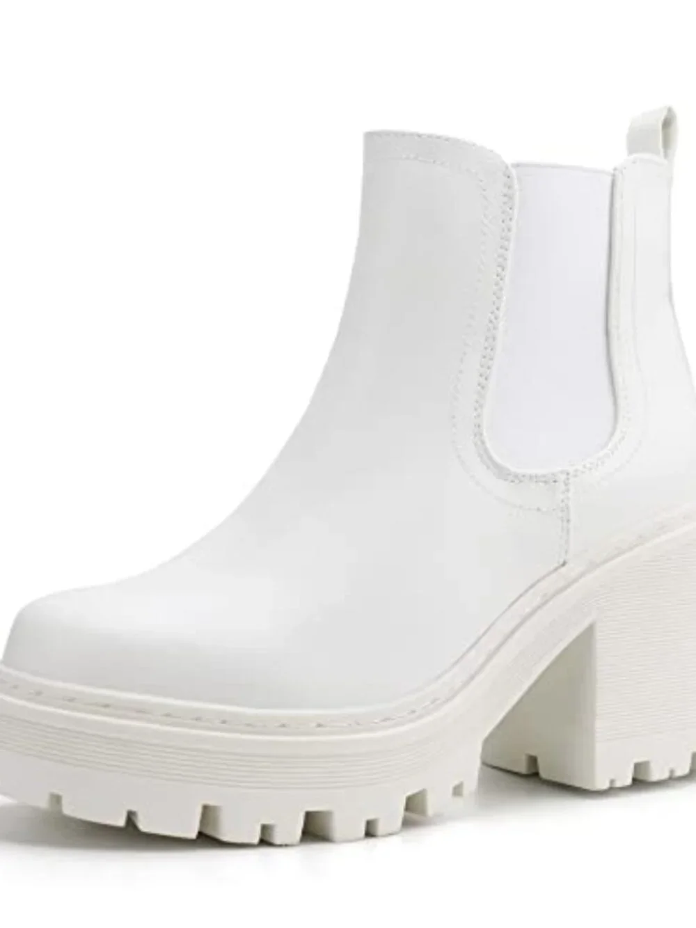 Women's Chelsea Boots Platform Ankle Booties Non-slip Rubber Sole